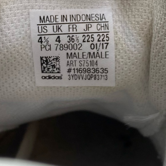 Adidas Shoes | Adidas Originals Stan Smith OG Athletic Shoes White Mens Size 4.5 S75104 | Color: White | Size: 4.5 | Wgsupplyco's Closet